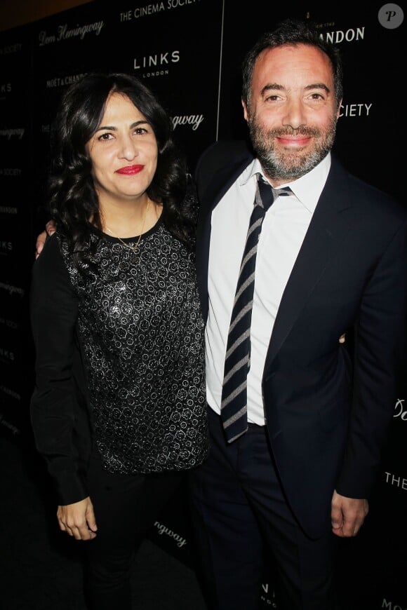 Jenny Konner et Richard Shepard à la première du film Dom Hemingway à New York le 27 mars 2014.