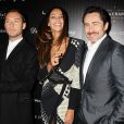 Jude Law, Madelina Ghenea et Demian Bichir à la première du film Dom Hemingway à New York le 27 mars 2014.