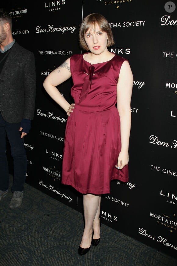 Lena Dunham à la première du film Dom Hemingway à New York le 27 mars 2014.