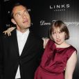 Jude Law et Lena Dunham à la première du film Dom Hemingway à New York le 27 mars 2014.