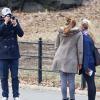 La princesse Madeleine de Suède, Chris O'Neill et leur fille Leonore et des amies se promènent à Central Park le 22 mars 2014 à New York
