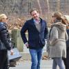 La princesse Madeleine de Suède, Chris O'Neill et leur fille Leonore et des amies se promènent à Central Park le 22 mars 2014 à New York