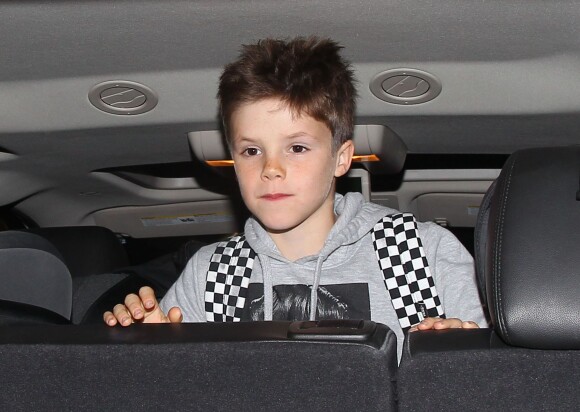 Cruz, 9 ans, arrive à Los Angeles avec sa famille. Le 28 mars 2014.