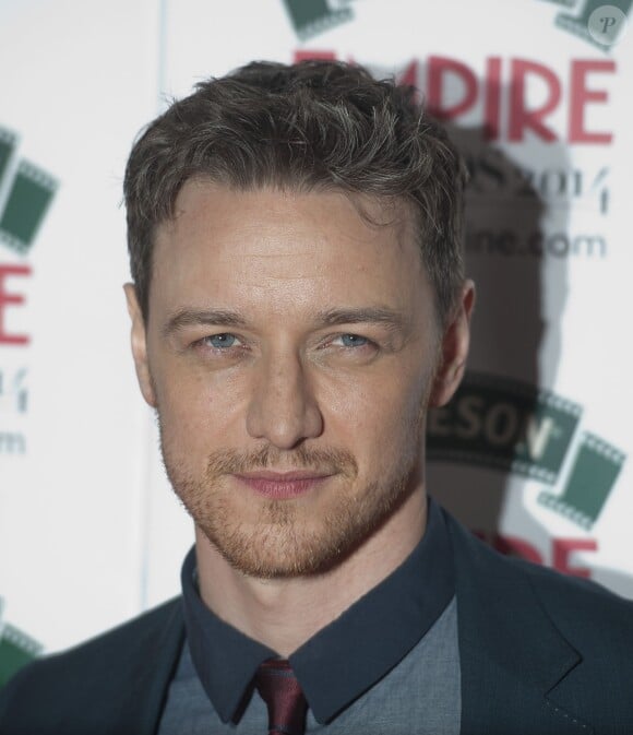 James McAvoy lors de la soirée Empire Magazine Film Awards à Londres le 30 mars 2014