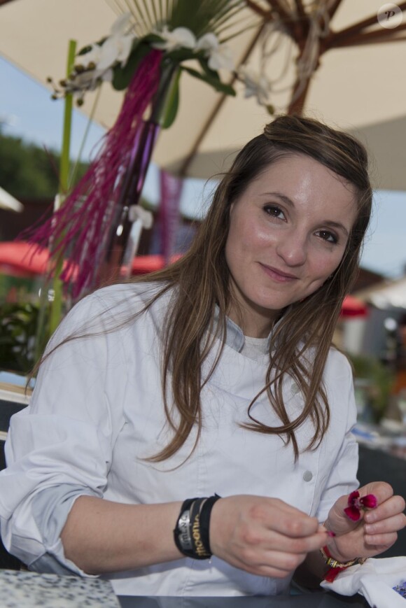 Noémie Honiat, ex-candidate de Top Chef 3 à Cagnes-sur-mer, le 10 mai 2012.