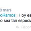 Sergio Ramos, défenseur star du Real Madrid, fêtait le 30 mars 2014 ses 28 ans. Sa chérie Pilar Rubio lui a adressé un message plein d'amour sur Twitter.