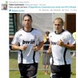 Sergio Ramos, défenseur star du Real Madrid, fêtait le 30 mars 2014 ses 28 ans. Son coéquipier Fabio Cannavaro lui a souhaité son anniversaire sur Twitter.