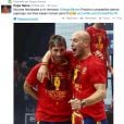 Sergio Ramos, défenseur star du Real Madrid, fêtait le 30 mars 2014 ses 28 ans. Pepe Reina lui a souhaité son anniversaire sur Twitter, en déclarant que le prochain serait son premier en tant que père.