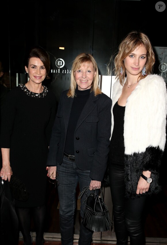 Valérie Kaprisky, Chantal Ladesou et Pauline Lefèvre à l'avant-première du film Salaud on t'aime à l'UGC Normandie sur les Champs-Elysées à Paris le 31 mars 2014.