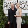 Ben Foster et sa fiancée Robin Wright lors des Golden Globes 2014