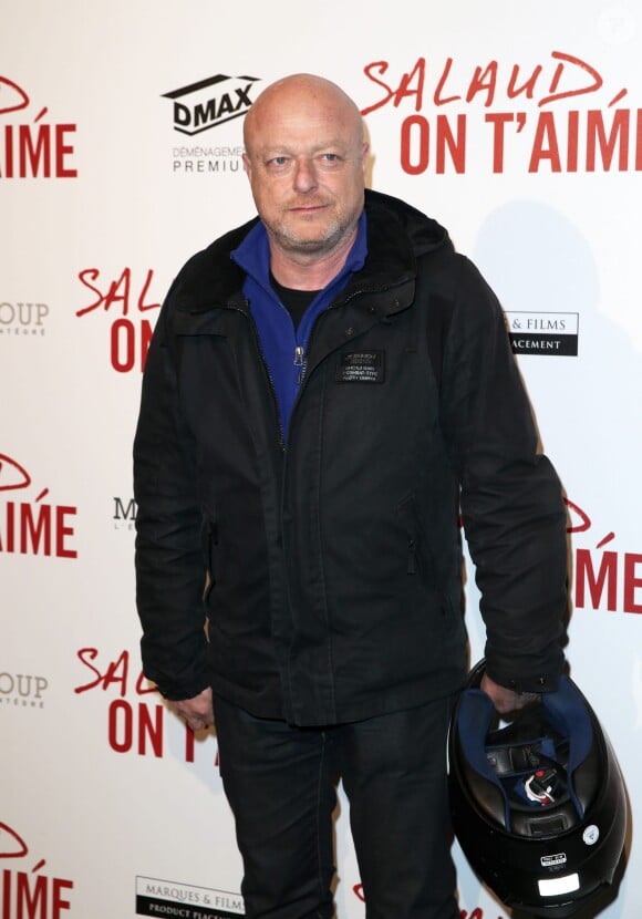 Gérard Krawczyk à l'avant-première du film Salaud on t'aime à l'UGC Normandie sur les Champs-Elysées, Paris, le 31 mars 2014.