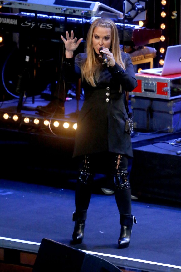 Anastacia en Allemagne, le 22 novembre 2013.