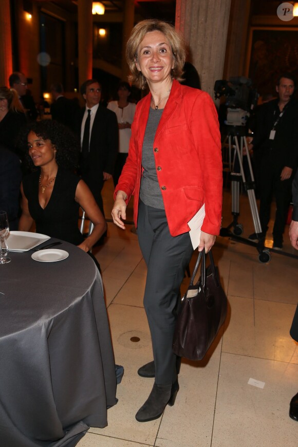 Valérie Pécresse au dîner en l'honneur d'UNITAID au Conseil économique, social et environnemental à Paris, le 1er avril 2014.