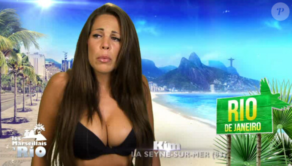 La sexy Kim - "Les Marseillais à Rio", épisode du 2 avril 2014 diffusé sur W9.