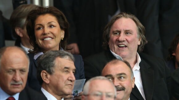 PSG-Chelsea : Gérard Depardieu supporter d'un soir avec Jamel Debbouze