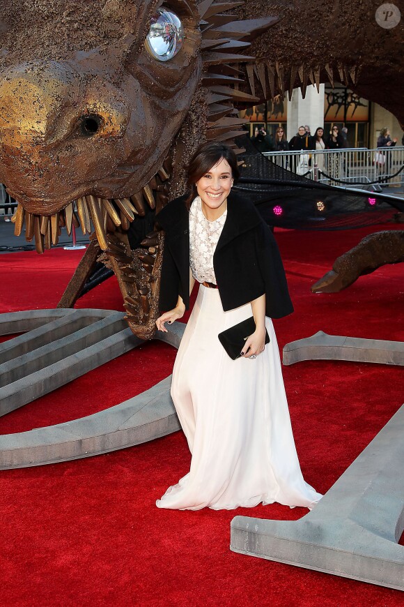 Sibel Kekilli à l'avant-première de la saison 4 de "Game of Thrones" à New York, le 18 mars 2014.