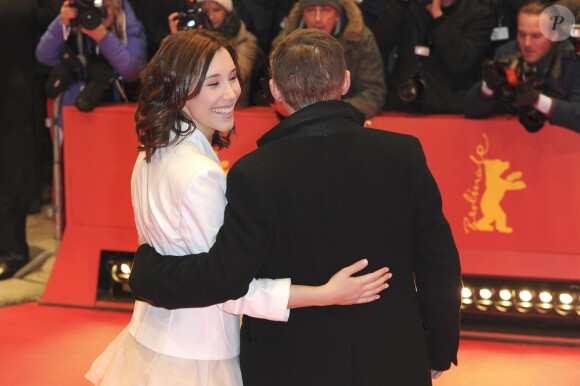 Sibel Kekilli et Florian Lukas à l'ouverture de la Berlinale, le 9 février 2012.