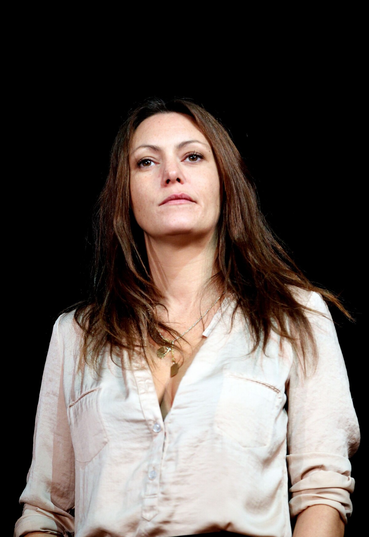 Photo Karole Rocher à Lyon le 15 octobre 2012. Purepeople