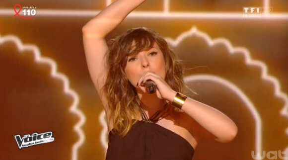 Natacha Andreani en live dans The Voice 3 le samedi 5 avril 2014 sur TF1