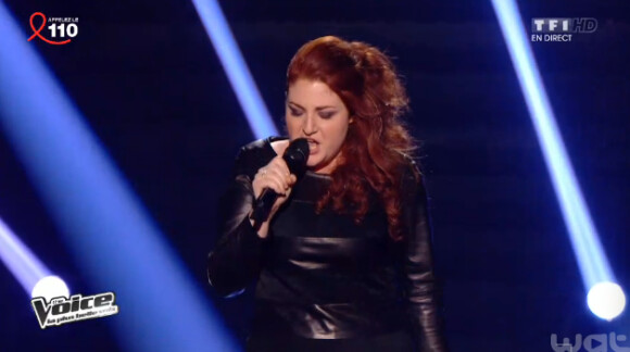 Juliette Moraine en live dans The Voice 3 sur TF1 le samedi 5 avril 2014