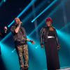 Florent Pagny chante avec ses Talents Juliette Moraine, Stacey King et Bruno Moreno en live dans The Voice 3 sur TF1 le samedi 5 avril 2014