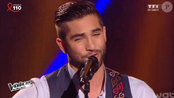 Kendji en live dans The Voice 3 sur TF1 le samedi 5 avril 2014