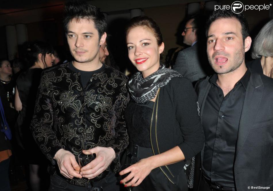 Aurélien Wiik, Dounia Coesens et Mario Barravecchia lors ...