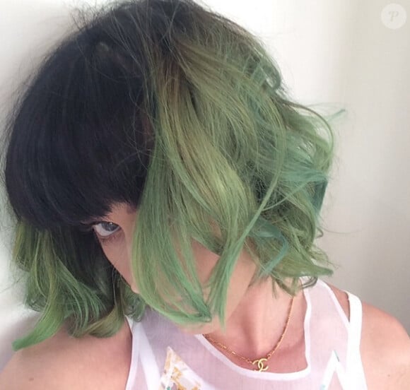 Katy Perry a dévoilé une nouvelle couleur de cheveux, le 8 avril 2014.