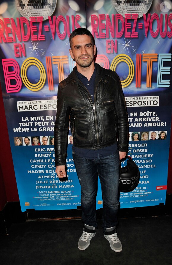 Nicolas Vitiello - Générale de la pièce de théâtre "Rendez-vous en boîte" au théâtre de La Gaîté Montparnasse à Paris, le 7 avril 2014.