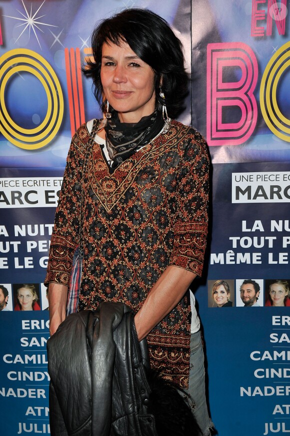 Catherine Wilkening - Générale de la pièce de théâtre "Rendez-vous en boîte" au théâtre de La Gaîté Montparnasse à Paris, le 7 avril 2014.