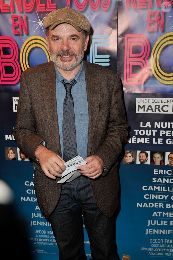Jean-Pierre Darroussin - Générale de la pièce de théâtre "Rendez-vous en boîte" au théâtre de La Gaîté Montparnasse à Paris, le 7 avril 2014.