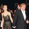 Carole Bouquet et Gérard Depardieu lors du Festival de Cannes 2001