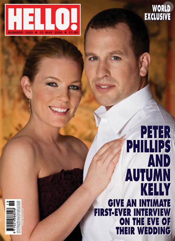 Peter Phillips et sa fiancée Autumn Kelly, en 2008, avait vendu une interview exclusive au magazine Hello! juste avant leur mariage.