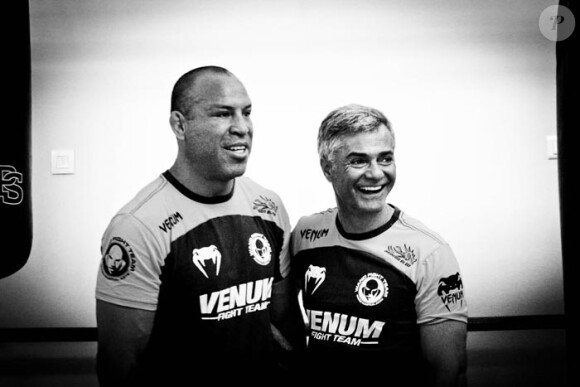 Cyril Viguier avec Vanderlei Silva