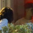  Selena Gomez rend visite &agrave; Justin Bieber, qui enregistre un nouvel opus dans les studios Hit Factory en compagnie de la jeune Madison Beer &agrave; Miami, le mardi 8 avril 2014. 