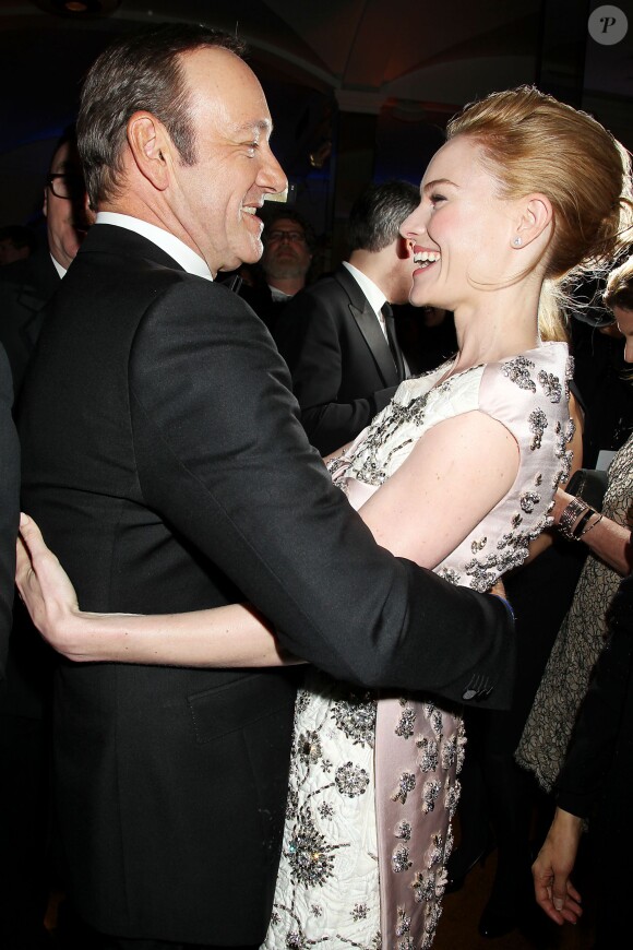 Kevin Spacey et Kate Bosworth au Museum Of The Moving Image pour l'hommage à Kevin Spacey, 583 Park Avenue, New York, le 9 avril 2014.