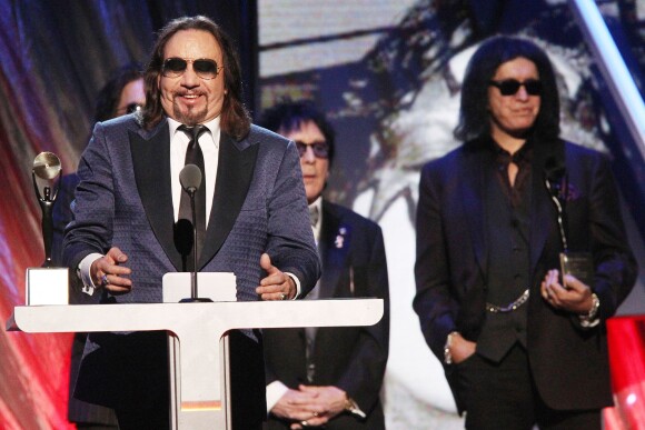 Kiss - Concert d'intronisation au Rock and Roll Hall of Fame, à New York le 10 avril 2014.