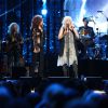 Bonnie Raitt, Emmylou Harris et Carrie Underwood - Concert d'intronisation au Rock and Roll Hall of Fame, à New York le 10 avril 2014.