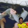 Falcao ému lors de sa rencontre avec un jeune fan colombien de 12 ans - avril 2014