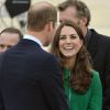 Kate Middleton et le prince William inauguraient l'Avantidrome, le vélodrome de Cambridge, le 12 avril 2014, au sixième jour de leur tournée en Nouvelle-Zélande.