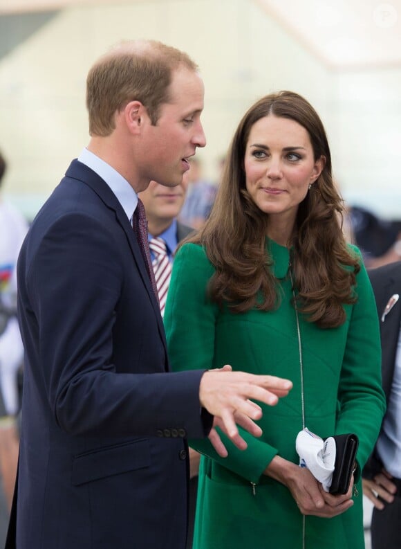 Britain's Prince William and Catherine, Duchess of visit the new National Cycling Centre of Excellence and officially opened the Avantidrome Arena on April 12, 2014 in Hamilton, New Zealand. Photo supplied by Michael Dunlea/Barcroft Media/ABACAPRESS.COM12/04/2014 - Hamilton