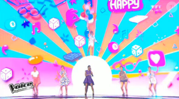 La Petite Shade chante Happy dans The Voice 3 sur TF1, le samedi 12 avril 2014