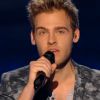 Charlie chante Le Coup de Soleil de Richard Cocciante dans The Voice 3 sur TF1, le samedi 12 avril 2014