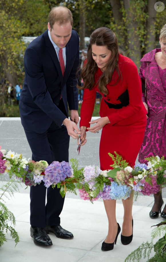 The Duke and Duchess of Cambridge, Prince William and Catherine officially open the Visitors Centre at Christchurch's Botanical Garden on April 14, 2014 in Christchurch, New Zealand. Photo by Michael Dunlea/Barcroft Media/ABACAPRESS.COM14/04/2014 - Christchurch