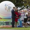 Le prince William et Kate Middleton en visite à Christchurch en Nouvelle-Zélande le 14 avril 2014