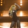 La chanteuse Shakira lors de la soirée Echo Music Awards à Berlin, le 27 mars 2014. Pulpeuse, la belle a déclaré qu'elle aurait aimé avoir un corps un peu moins voluptueux... 