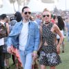 Kate Bosworth et son mari Michael Polish lors du premier week-end du festival de Coachella. Avril 2014.