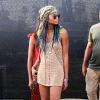 Chanel Iman lors du premier week-end du festival de Coachella. Avril 2014.