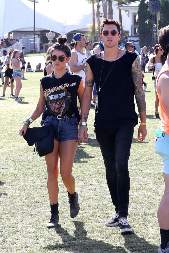 Shenae Grimes et Josh Beech lors du premier week-end du festival de Coachella. Avril 2014.