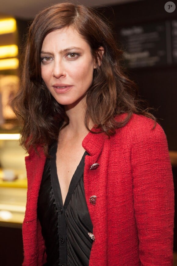 Anna Mouglalis à Paris le 10 avril 2014.